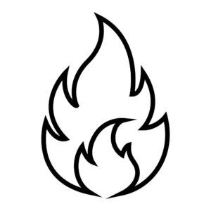 Desenho de Fogo Desenho Colorir Imprimir 10