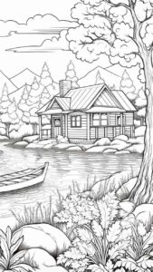 Desenho de Jardins Desenho Colorir Imprimir 07