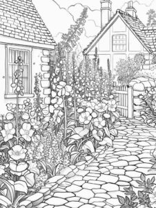 Desenho de Jardins Desenho Colorir Imprimir 14