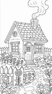 Desenho de Jardins Desenho Colorir Imprimir 16