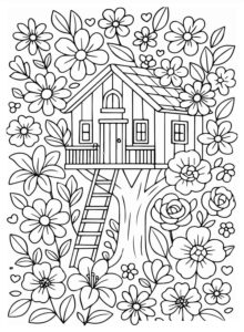 Desenho de Jardins Desenho Colorir Imprimir 27