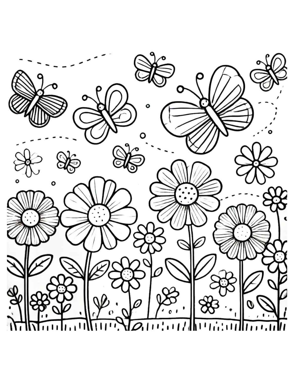 Desenho de Jardins Desenho Colorir Imprimir 29