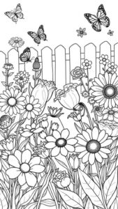 Desenho de Jardins Desenho Colorir Imprimir 31