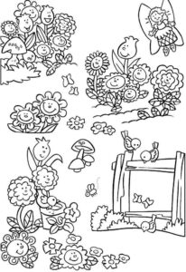 Desenho de Jardins Desenho Colorir Imprimir 35