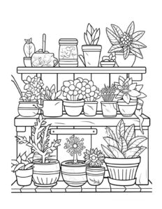 Desenho de Jardins Desenho Colorir Imprimir 36