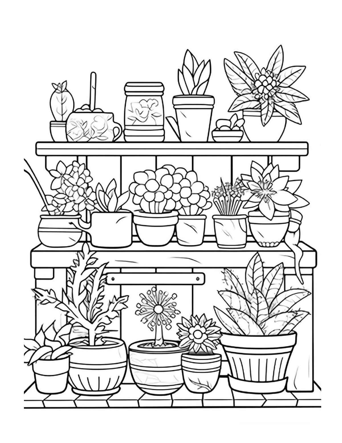 Desenho de Jardins Desenho Colorir Imprimir 36