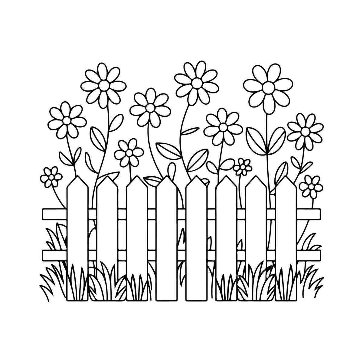 Desenho de Jardins Desenho Colorir Imprimir 37