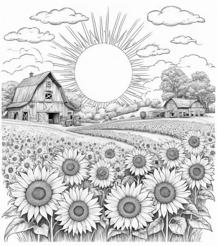 Desenho de Jardins Desenho Colorir Imprimir 39