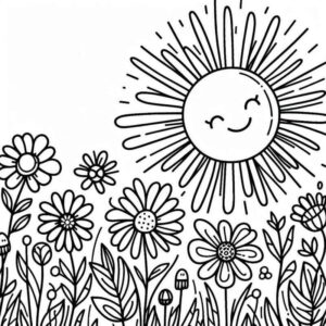 Desenho de Jardins Desenho Colorir Imprimir 44