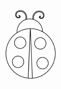 Desenho de Joaninha Desenho Colorir Imprimir 06