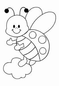 Desenho de Joaninha Desenho Colorir Imprimir 08