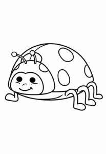 Desenho de Joaninha Desenho Colorir Imprimir 09