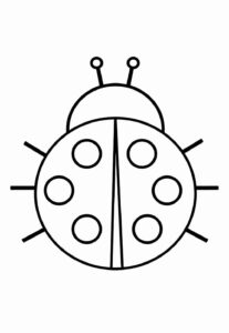 Desenho de Joaninha Desenho Colorir Imprimir 11