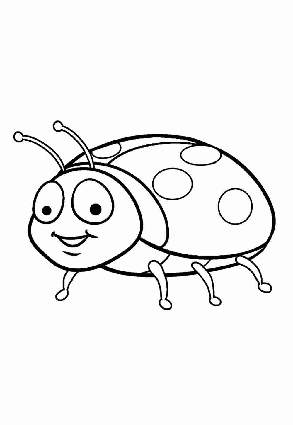 Desenho de Joaninha Desenho Colorir Imprimir 12