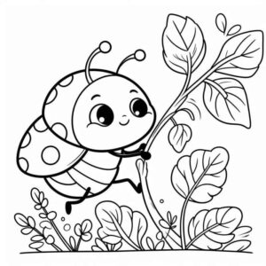 Desenho de Joaninha Desenho Colorir Imprimir 14