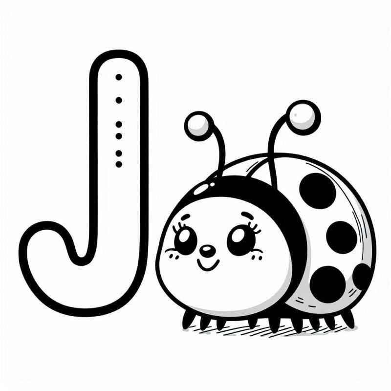 Desenho de Joaninha Desenho Colorir Imprimir 23