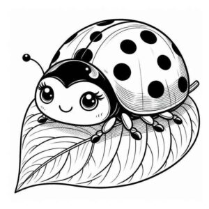 Desenho de Joaninha Desenho Colorir Imprimir 24