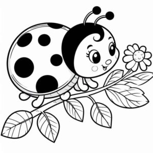 Desenho de Joaninha Desenho Colorir Imprimir 25