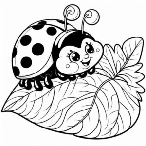 Desenho de Joaninha Desenho Colorir Imprimir 49