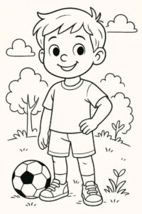 Desenho de Jogadores De Futebol Desenho Colorir Imprimir 07