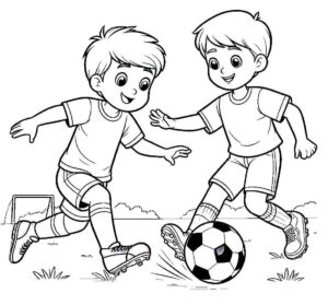 Desenho de Jogadores De Futebol Desenho Colorir Imprimir 11