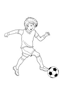 Desenho de Jogadores De Futebol Desenho Colorir Imprimir 17