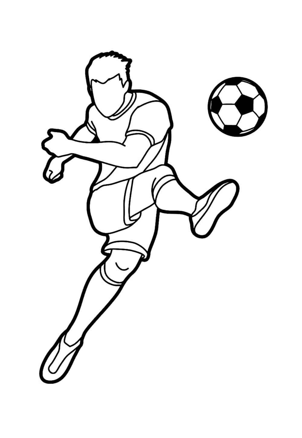 Desenho de Jogadores De Futebol Desenho Colorir Imprimir 21