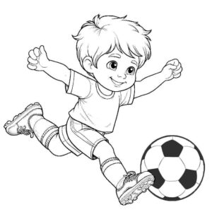 Desenho de Jogadores De Futebol Desenho Colorir Imprimir 26