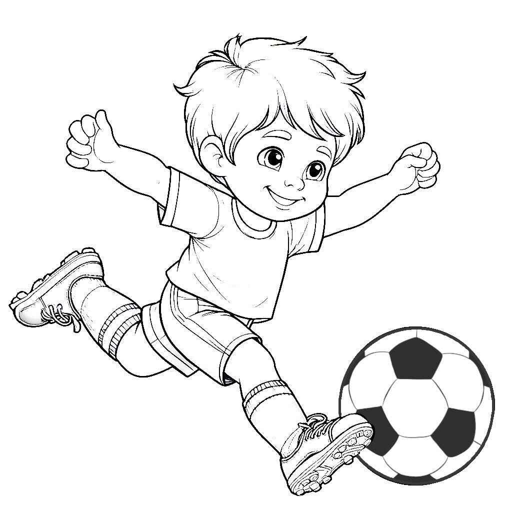 Desenho de Jogadores De Futebol Desenho Colorir Imprimir 26