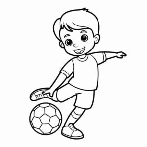 Desenho de Jogadores De Futebol Desenho Colorir Imprimir 27
