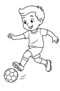 Desenho de Jogadores De Futebol Desenho Colorir Imprimir 30