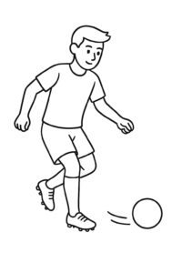 Desenho de Jogadores De Futebol Desenho Colorir Imprimir 36