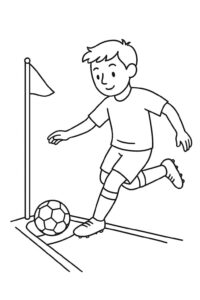 Desenho de Jogadores De Futebol Desenho Colorir Imprimir 38