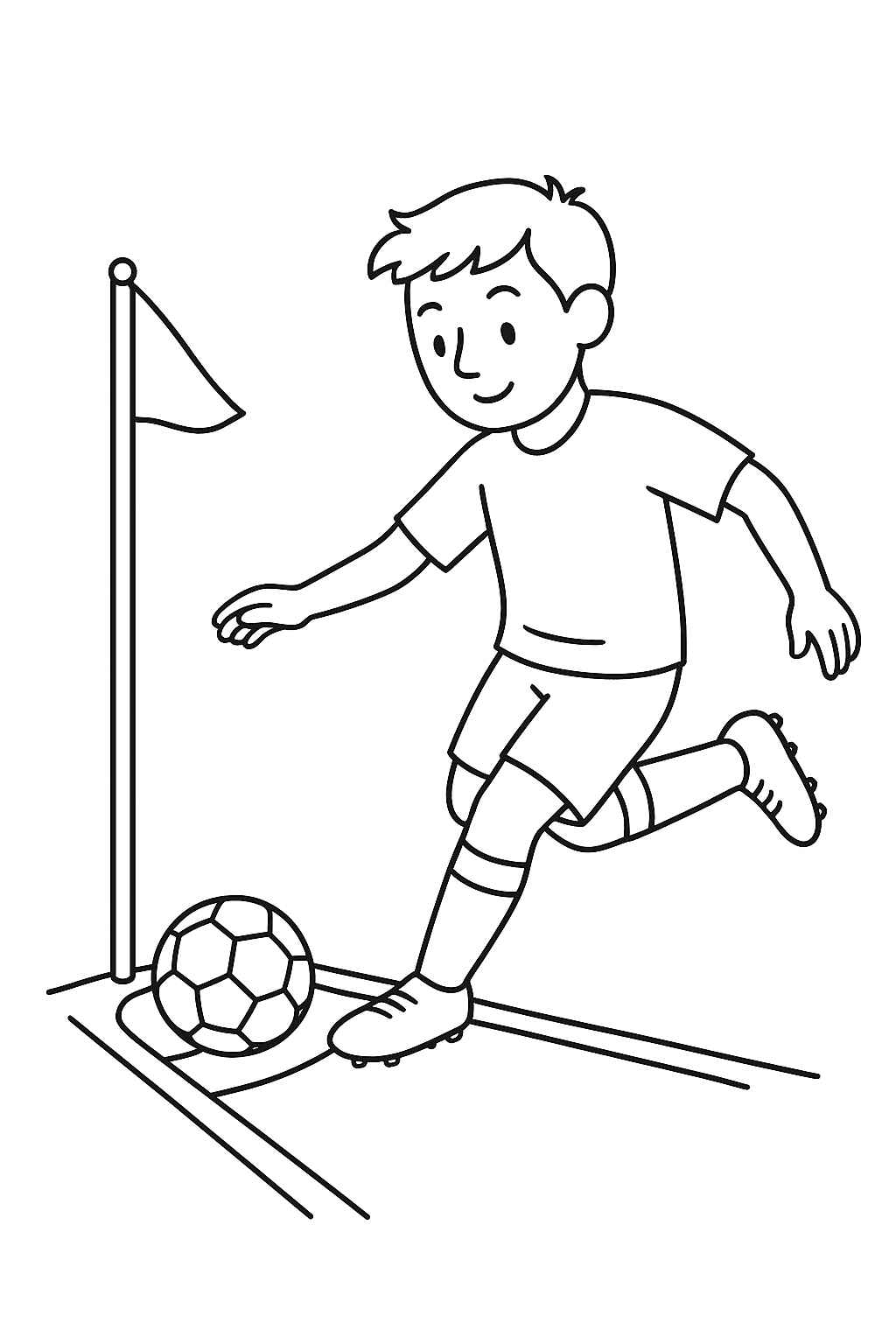 Desenho de Jogadores De Futebol Desenho Colorir Imprimir 38