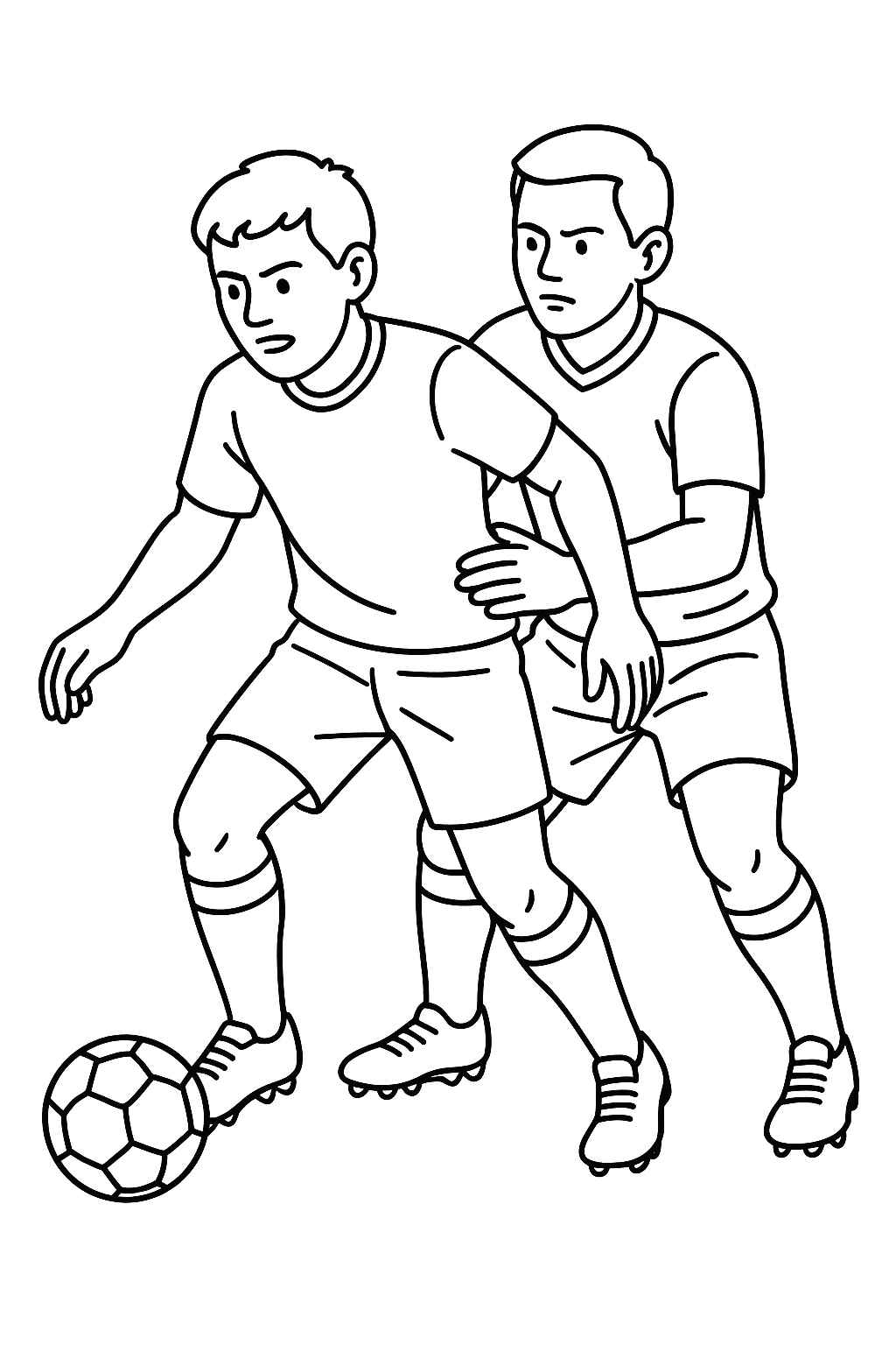 Desenho de Jogadores De Futebol Desenho Colorir Imprimir 41