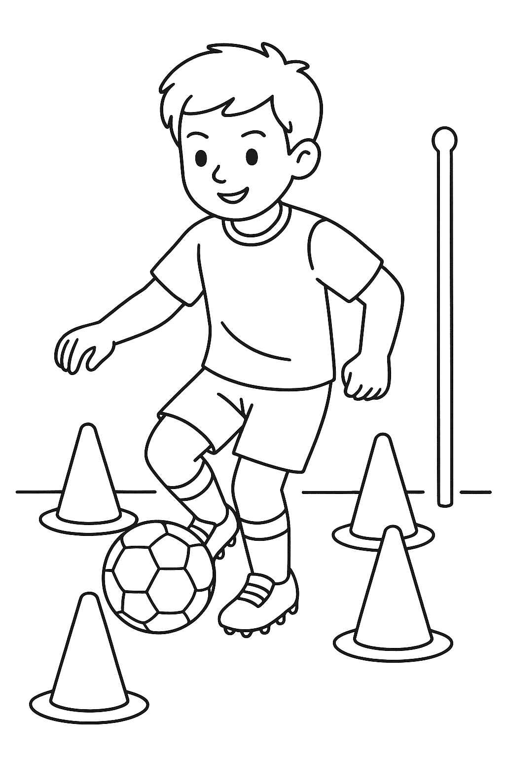 Desenho de Jogadores De Futebol Desenho Colorir Imprimir 47