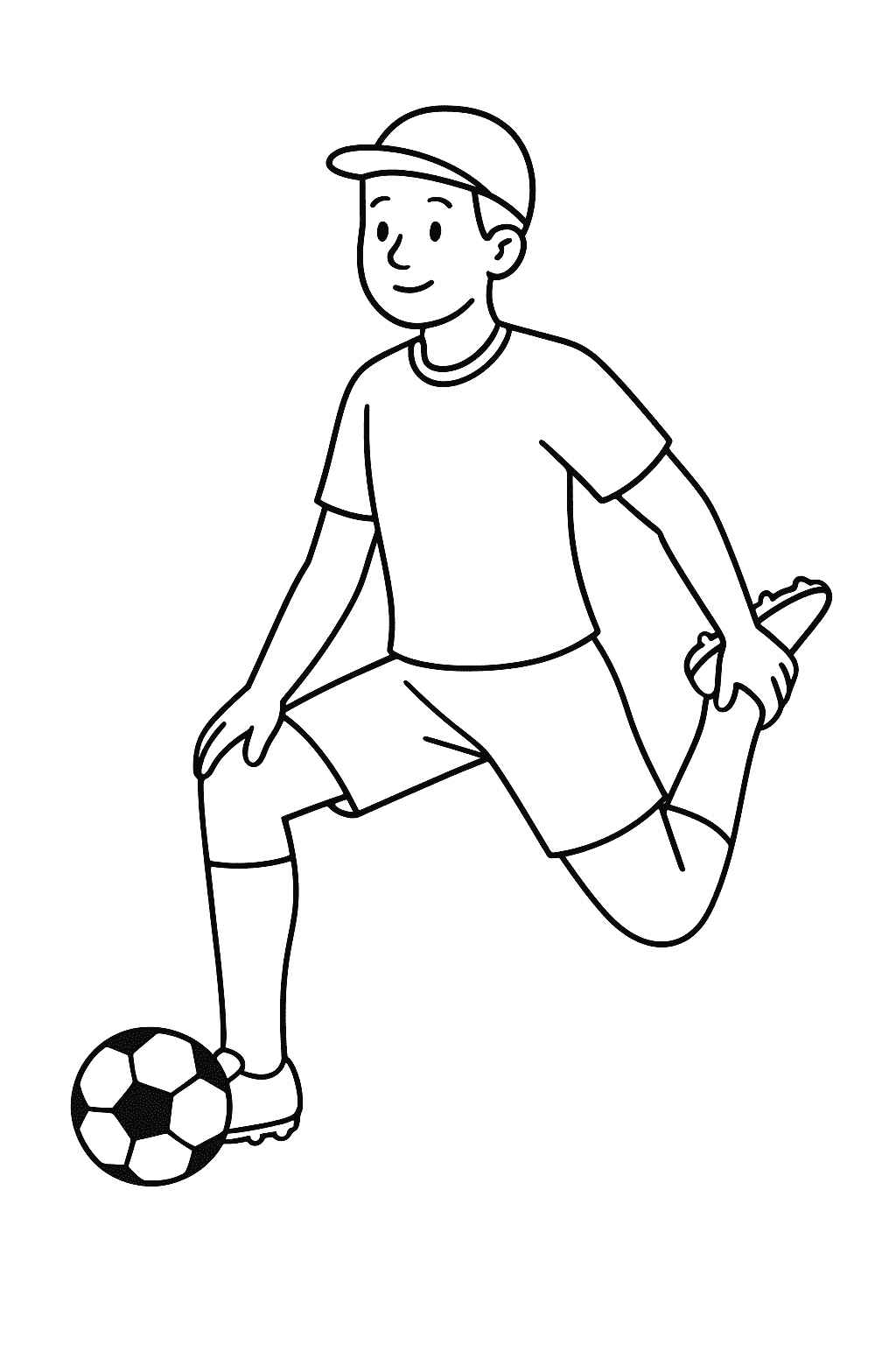 Desenho de Jogadores De Futebol Desenho Colorir Imprimir 49