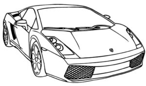 Desenho de Lamborghini Desenho Colorir Imprimir 15