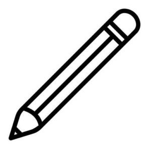 Desenho de Lápis Desenho Colorir Imprimir 02