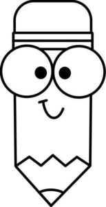 Desenho de Lápis Desenho Colorir Imprimir 09