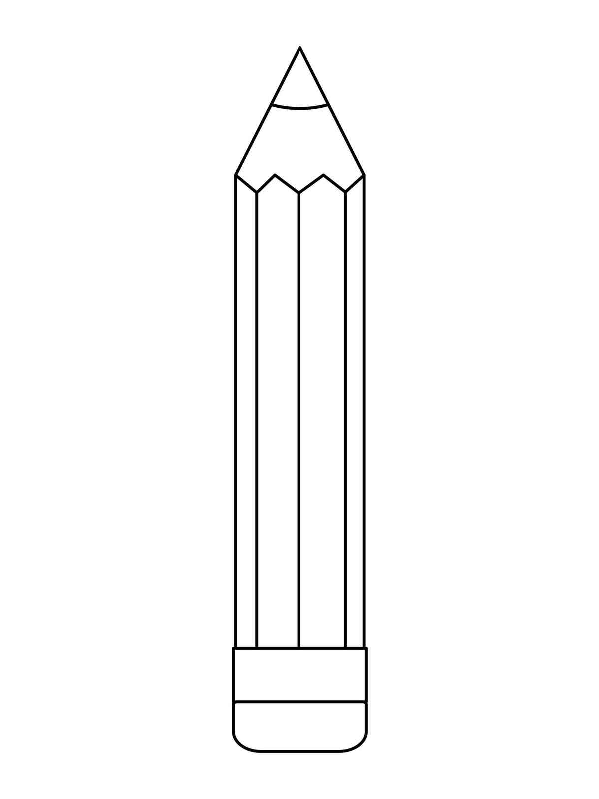 Desenho de Lápis Desenho Colorir Imprimir 10