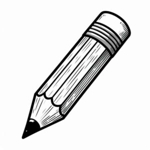 Desenho de Lápis Desenho Colorir Imprimir 13