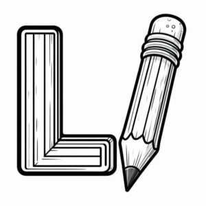 Desenho de Lápis Desenho Colorir Imprimir 16