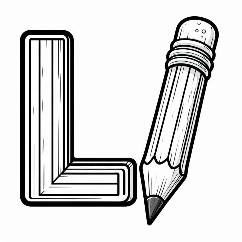 Desenho de Lápis Desenho Colorir Imprimir 16