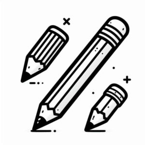 Desenho de Lápis Desenho Colorir Imprimir 17