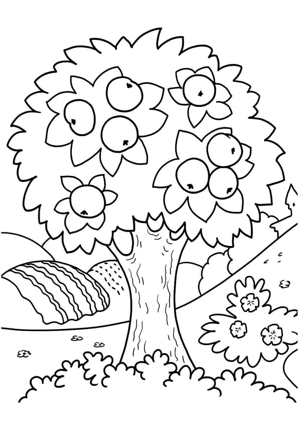 Desenho de Laranja Desenho Colorir Imprimir 10