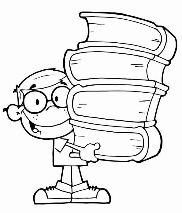 Desenho de Livro Desenho Colorir Imprimir 04