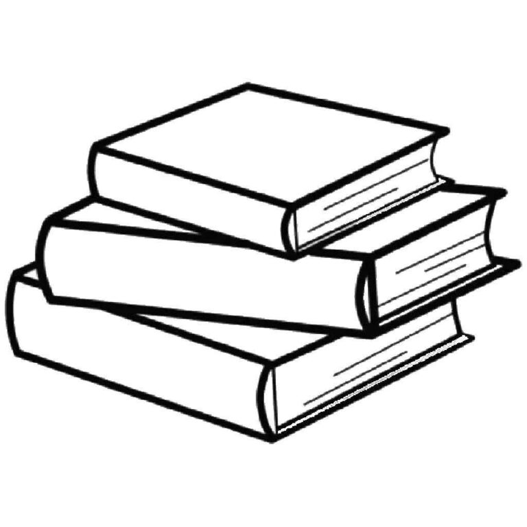 Desenhos de Livros para Imprimir e Colorir