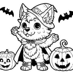 Desenho de Lobisomem Desenho Colorir Imprimir 20