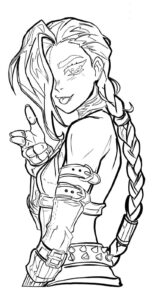 Desenho de Lol League Of Legends Desenho Colorir Imprimir 03